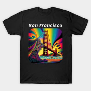 Golden Gate Bridge v3 T-Shirt